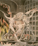 William Blake Satan at the Gates of Hell