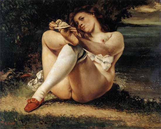 Courbet-Woman-with-White-Stockings